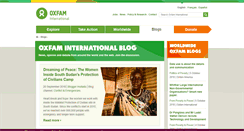 Desktop Screenshot of blogs.oxfam.org