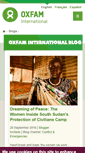 Mobile Screenshot of blogs.oxfam.org