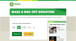 Desktop Screenshot of donate.oxfam.org.uk