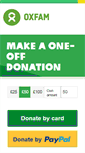 Mobile Screenshot of donate.oxfam.org.uk