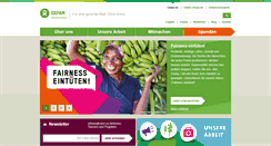 Desktop Screenshot of oxfam.de
