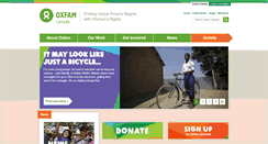 Desktop Screenshot of oxfam.ca